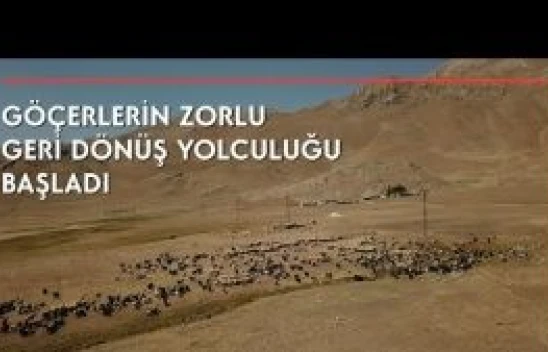 Havalar soğudu göçerlerin zorlu geri dönüş yolculuğu başladı