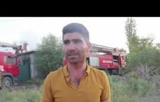 Iğdır'da bir kadın tartıştığı eşinin evinin ateşe verdi