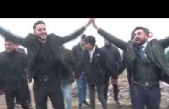 Iğdır'da kar altında düğün