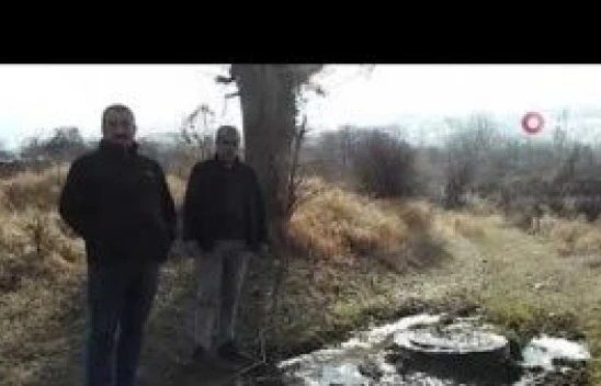 Kanalizasyon suyu tarlalara akıyor