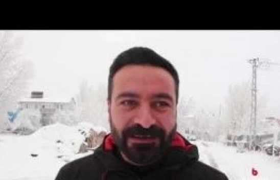 Karlıova kar yağışıyla beyaza büründü