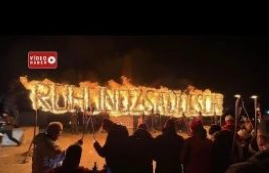 Kars'ta Sarıkamış şehitleri için meşaleli yürüyüş