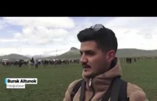 Kars'ta ciritçiler dört nala