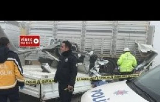 Konya'da askeri araçla TIR çarpıştı... 2 şehit...