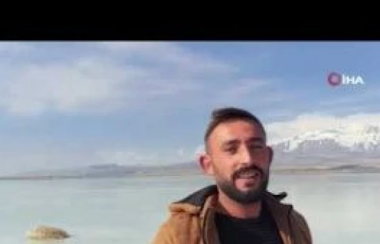 'Kuş Cenneti' Arin Gölü dondu