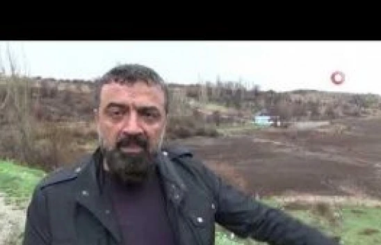 Malatya'da aşırı yağış dev kayaları yerinden oynattı!