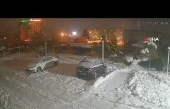 Malatya'daki The Garden Rezidans çökme anı