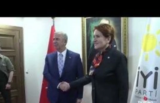 Meral Akşener, Mansur Yavaş'ı kabul etti