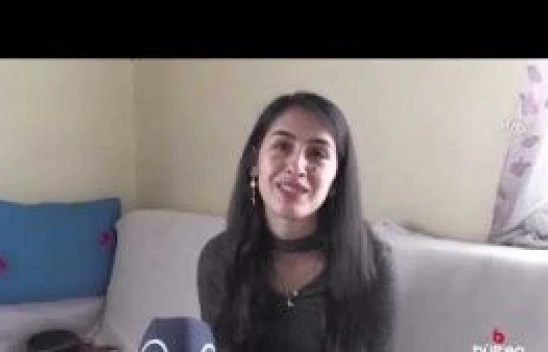 Mercekle ders çalışan Nazlıcan hayalini gerçekleştirmenin mutluluğunu yaşıyor