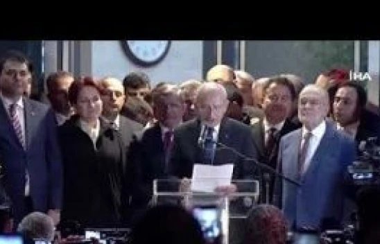 Millet İttifakı'nın adayı Kemal Kılıçdaroğlu oldu