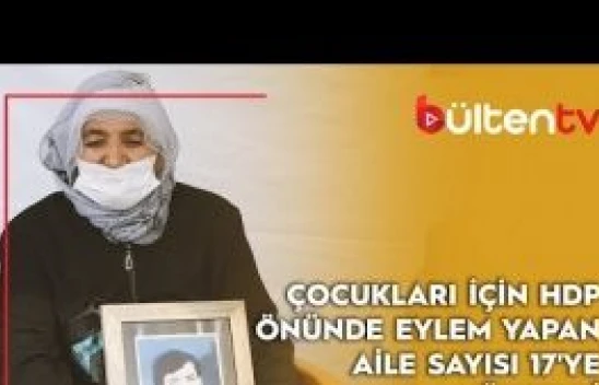 Muş'ta çocukları için HDP önünde eylem yapan aile sayısı 17'ye yükseldi