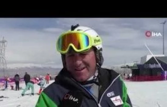 Palandöken'de kayak keyfi devam ediyor