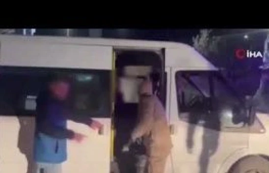 Şehre kaçak girmeye çalışan Afgan göçmenler termal kamera ile yakalandı