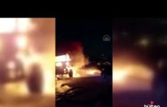 Seyir halindeki tırda çıkan yangın hasara yol açtı