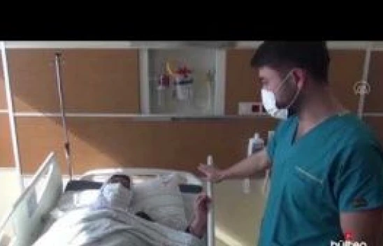 Tatvan'da bir hastanın böbreğindeki taş kapalı ameliyatla çıkarıldı