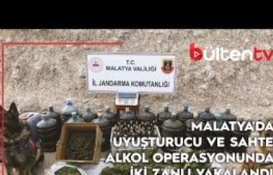 Uyuşturucu ve sahte alkol operasyonunda iki zanlı yakalandı