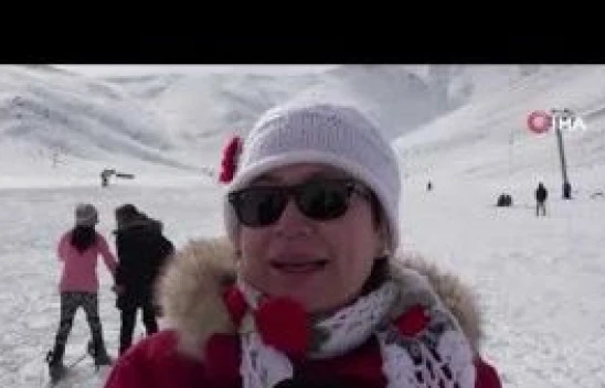 Van'da kayak sezonu 2 ay geç başladı