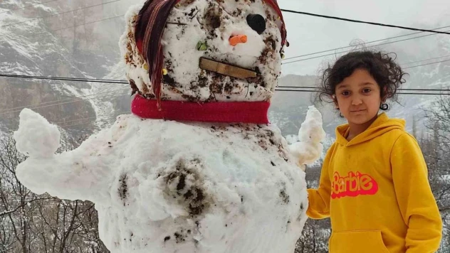 'Kardan kadın' yaptılar