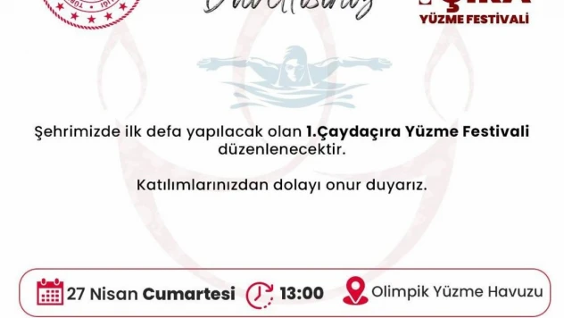 1. Çaydaçıra Yüzme Festivali başlıyor