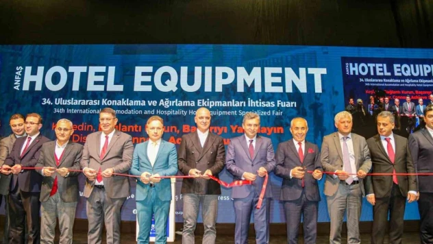 10 binin üzerinde ziyaretçinin ağırlanacağı Uluslararası Konaklama ve Ağırlama Ekipmanları İhtisas Fuarı kapılarını açtı