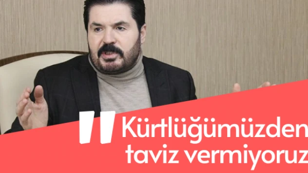 Başkan Sayan: 'Bu yürüyüşle Kürtlüğümden taviz vermem'