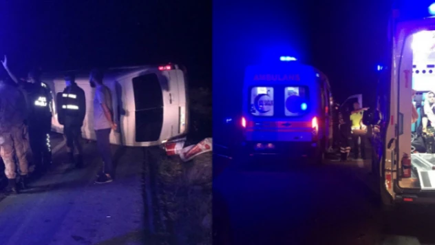 Düğüne giderken hastanelik oldular