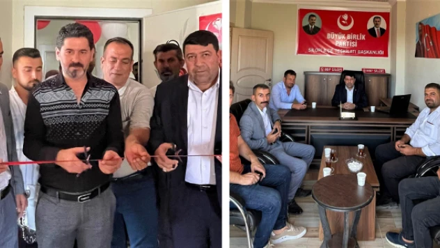 Büyük Birlik Partisi Silopi'de parti binası açtı
