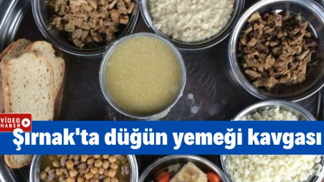 Düğün yemeği kavgası: birbirlerine girdiler
