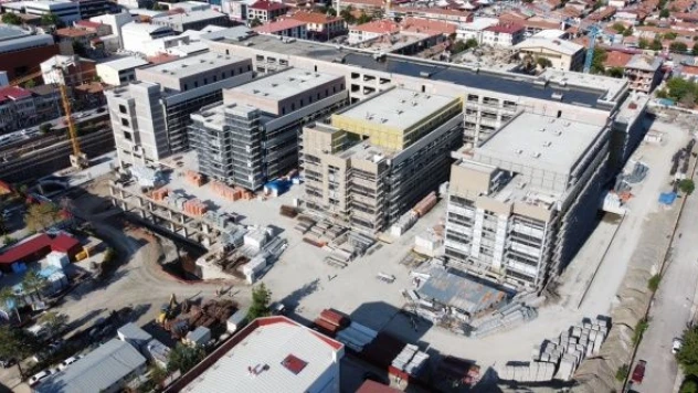 Erzincan'da devlet hastanesinin inşaatı yüzde 70 tamamlandı