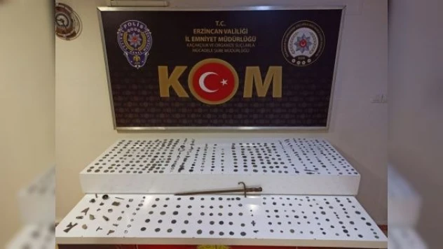 543 adet tarihi eser ele geçirildi