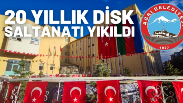 Ağrı Belediyesi'nde 20 yıllık DİSK saltanatı yıkıldı
