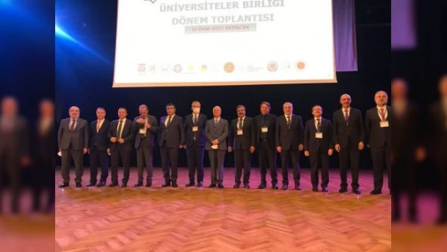 Anadolu Üniversiteler Birliği Dönem toplantısı Erzincan'da yapıldı