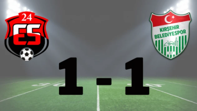 Anagold 24 Erzincanspor 1 -  Kırşehir Belediyespor 1