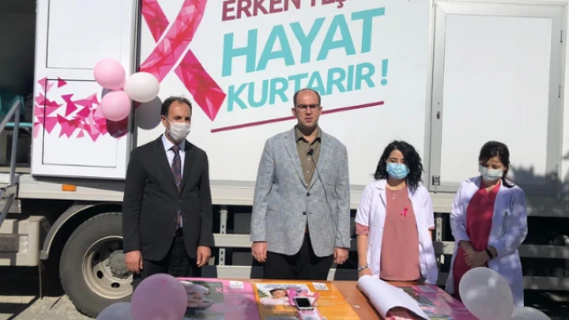 Kanser tarama aracı ilçe ilçe geziyor