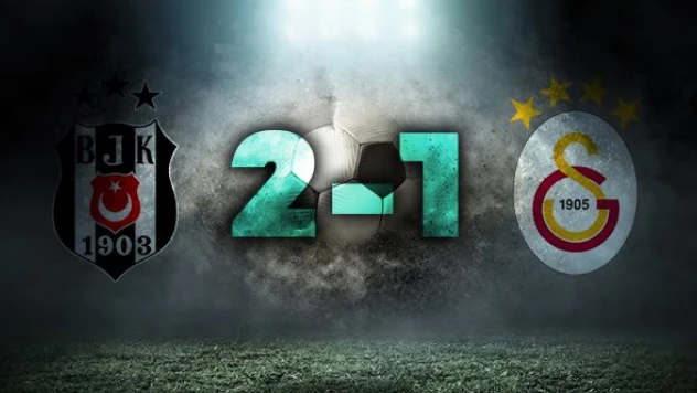 Süper Lig: Beşiktaş: 2 - Galatasaray: 1