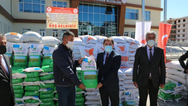 Tuncelili üreticiler için tohum desteği iki katına çıkarıldı