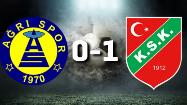 Ağrı 1970: 0 - Karşıyaka: 1