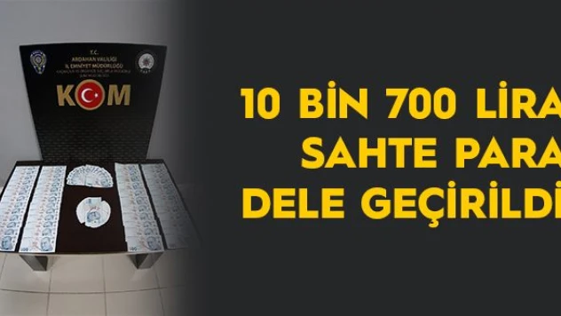 Ardahan polisinden sahte para operasyonu
