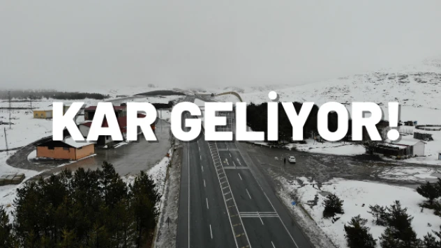 Doğu Anadolu'ya kar geliyor!
