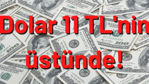 Dolar 11 TL'nin üstünde!