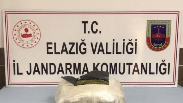 Elazığ'da esrar operasyonu