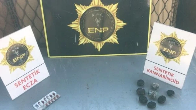 Erzurum'da uyuşturucu hap ele geçirildi