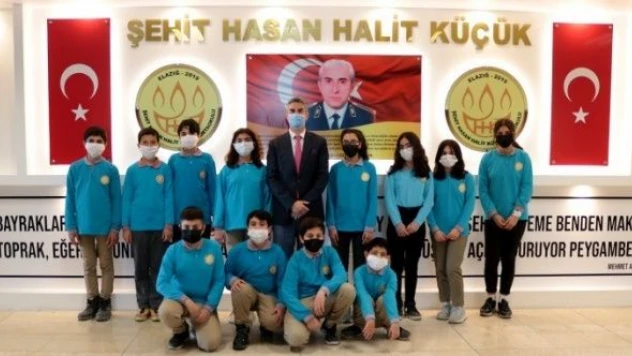 Şehit Hasan Halit Küçük ortaokulda anıldı