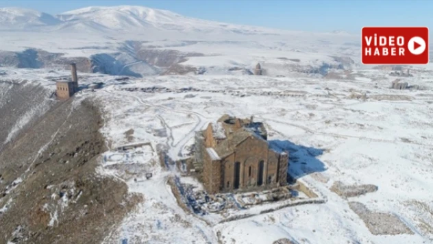 Ani Ören Yeri beyaza büründü görenler hayran kaldı