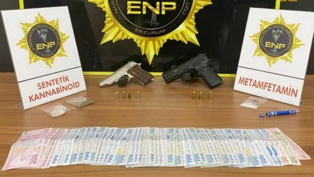 Erzurum'da uyuşturucu operasyonu: 8 gözaltı