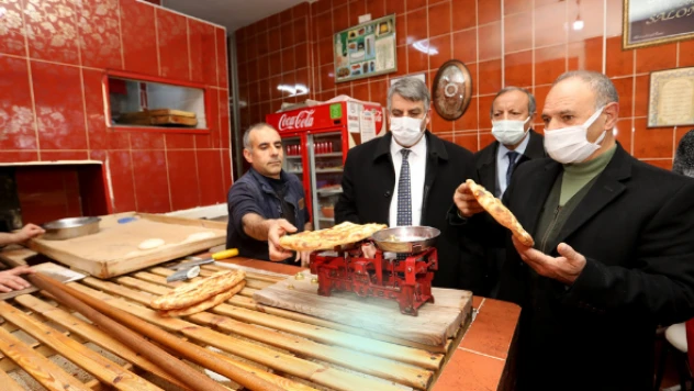 Van'da pide salonları denetlendi