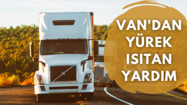 Van İHH'dan 2 TIR yardım