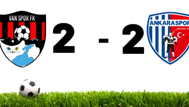 Vanspor FK: 2 - Ankaraspor: 2