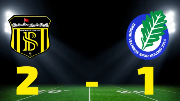 Velimeşespor: 1- Bayburt Özel İdare Spor: 2