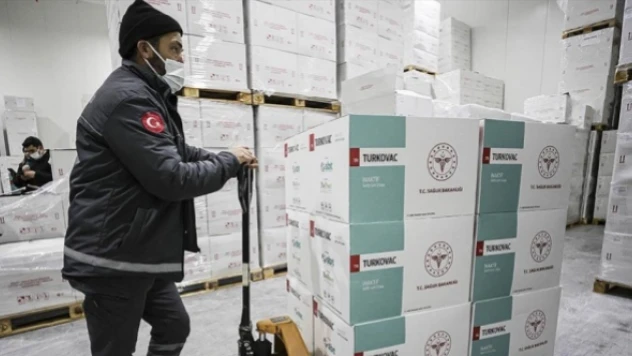 Yerli aşı TURKOVAC'ın ilk sevkiyatı yapıldı